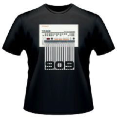 T-shirt with 909 Design